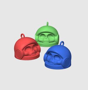 Keychain Skull Space | FREE