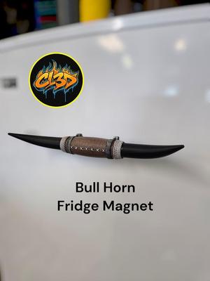 Bull Horns Fridge Magnet