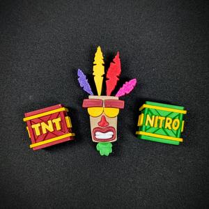 Crash Bandicoot beads V2 (multi-color)