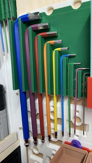 GOEWS Allen Wrench set holder with 6x1 or 6x2 magnet spots
