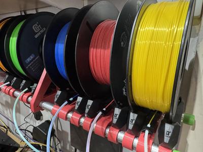 MMU3 Spool Holer Mount for RepRack Shelves