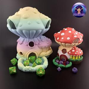 Fairy Mushroom House – Dice Tower – Container