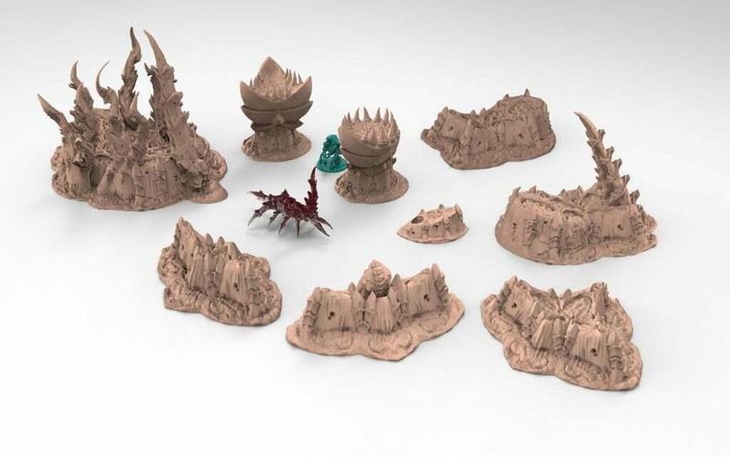 tyty tyran tyranid 40k starship trooper notable small terrain remix Part 16