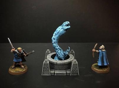 Delving Decor: Water Serpent (28mm/Heroic scale)