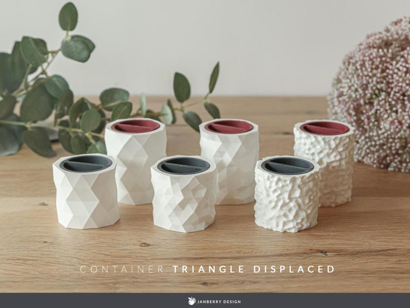 Small Storage Container – Triangle Displaced