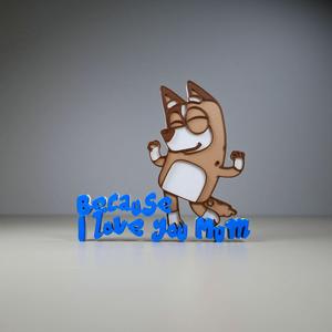 Bluey Chilli Ornament