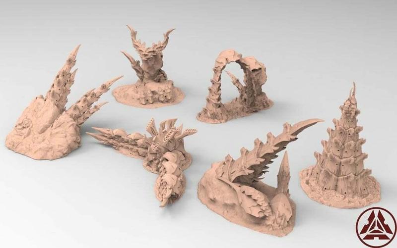 tyty tyran tyranid 40k starship trooper notable small terrain remix Part 6