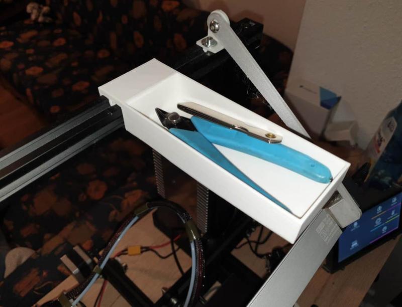 Ender 3+5 Tool Storage Plate