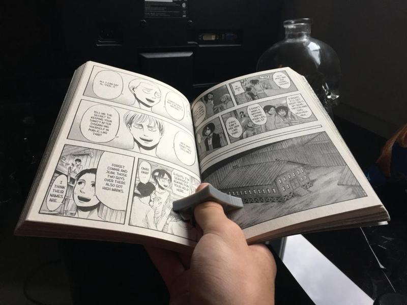 Ultralight One-Handed Book Holder V2