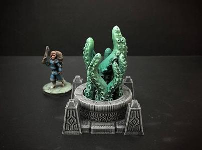 Delving Decor: Scrying Pool Alternate Inserts (28mm/Heroic scale)