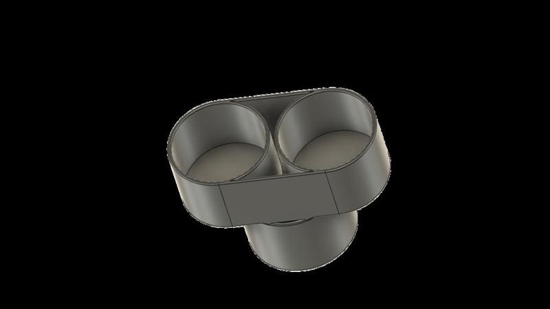Double cup holder