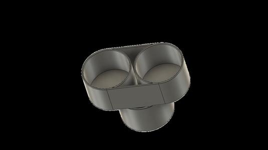 Double cup holder