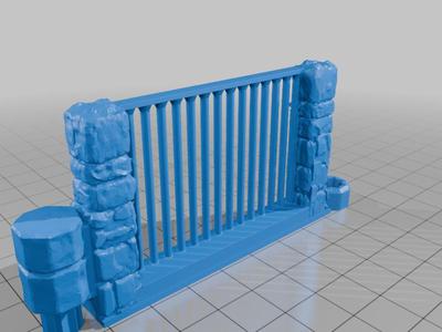 DungeonSticks: Starlink - Jail wall, no door