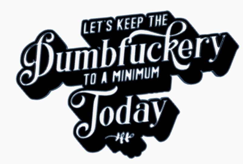 Lets keep the dumbfuckery to a minimum Funny Sign, Funny wall art, Home Decor, Dual extruder, Dual e