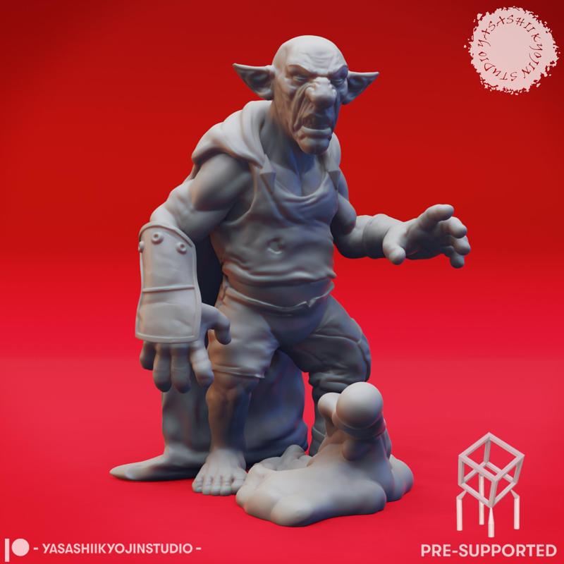 Deep Gnome - Pudding King - Tabletop Miniature (Pre-Supported)