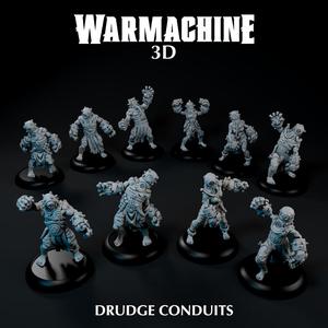 WARMACHINE 3D Dark Operations Drudge Conduits