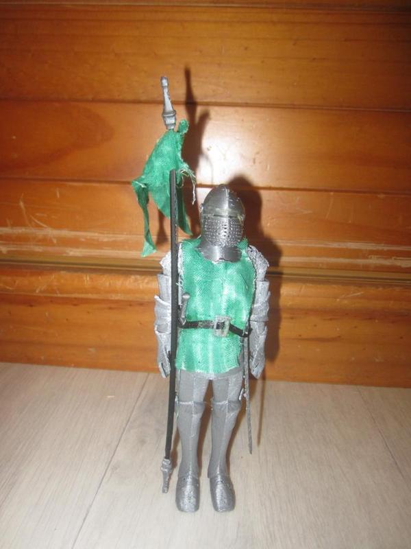 Figurine du chevalier de Bretagne de 15 cm du haut