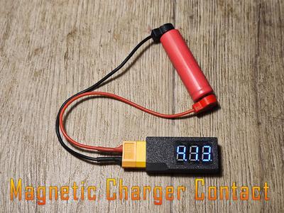 Magnetic charger contact