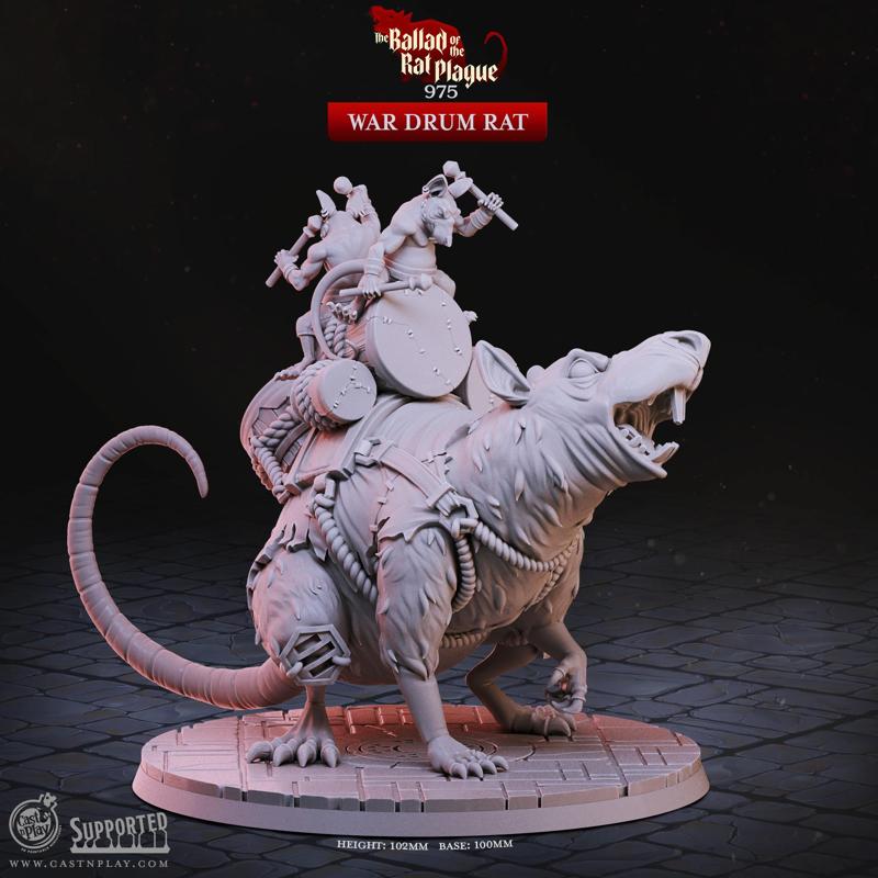 War Drum Rat (Pre-Supported) | Cast n Play