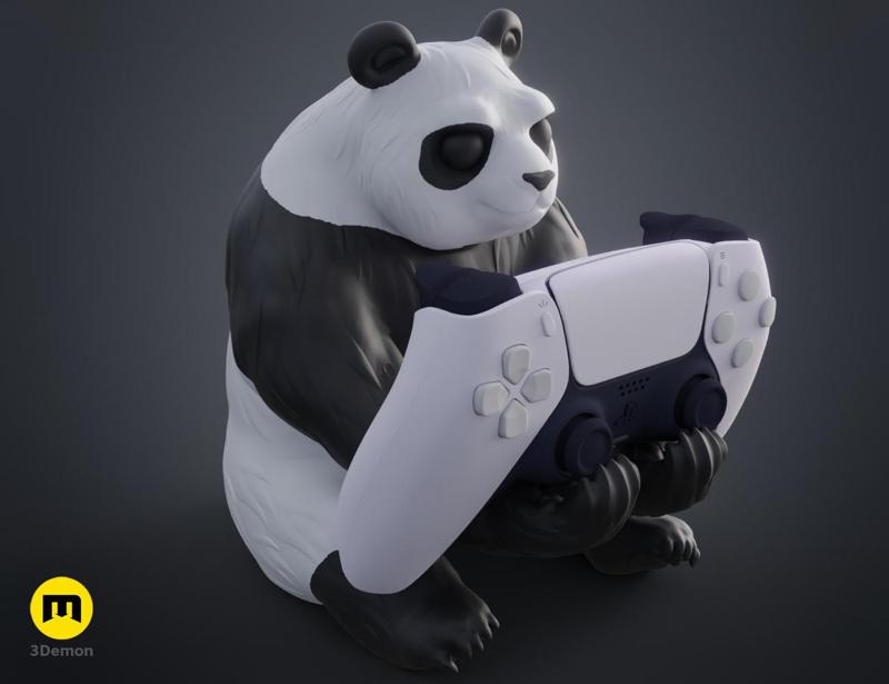 Cute Panda Controller Holder