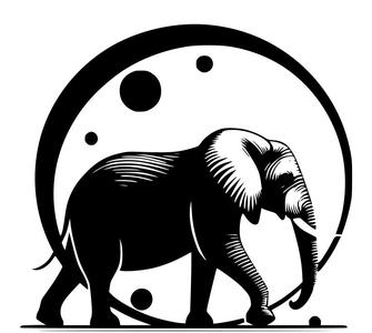 Wall arts: Five elephants