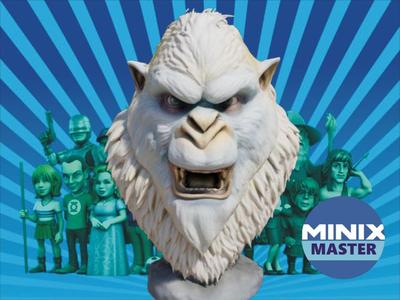 bust of the yeti