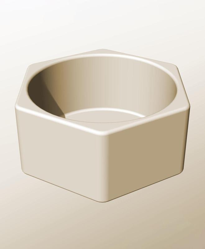 CH96-50 Modular stacking container for modern home decor 3d print stl