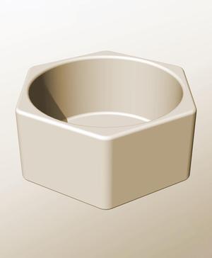 CH96-50 Modular stacking container for modern home decor 3d print stl