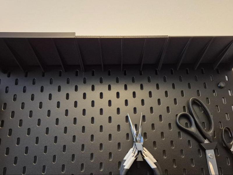 Extra-deep top shelf for IKEA Skådis – now 140mm!
