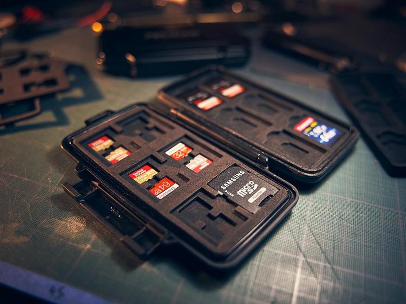 Custom foam insert - Pelicase 0915 for SD cards