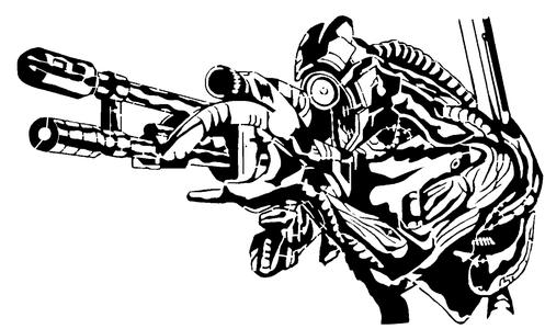 Mass Effect Legion stencil