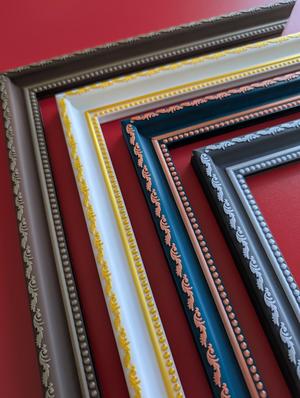 100 x 100mm Modular Picture Frame for Hueforge - SCROLL BEAD
