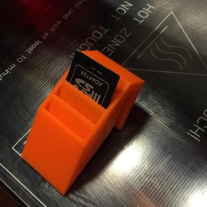 i3-Prusa Original CD card holder (hanging)