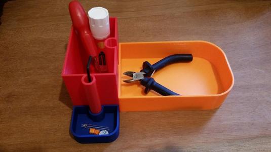 Customizable Modular Desk Organizer