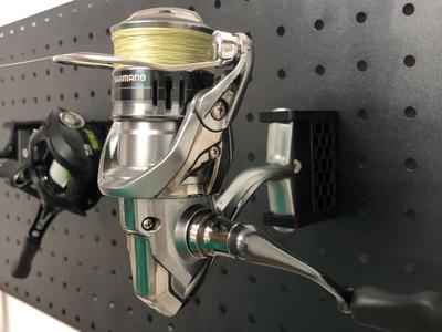 Lure Pegboard Shelf, Dropper, Spinning Reel Universal