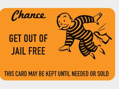 Get out of jail free credit card