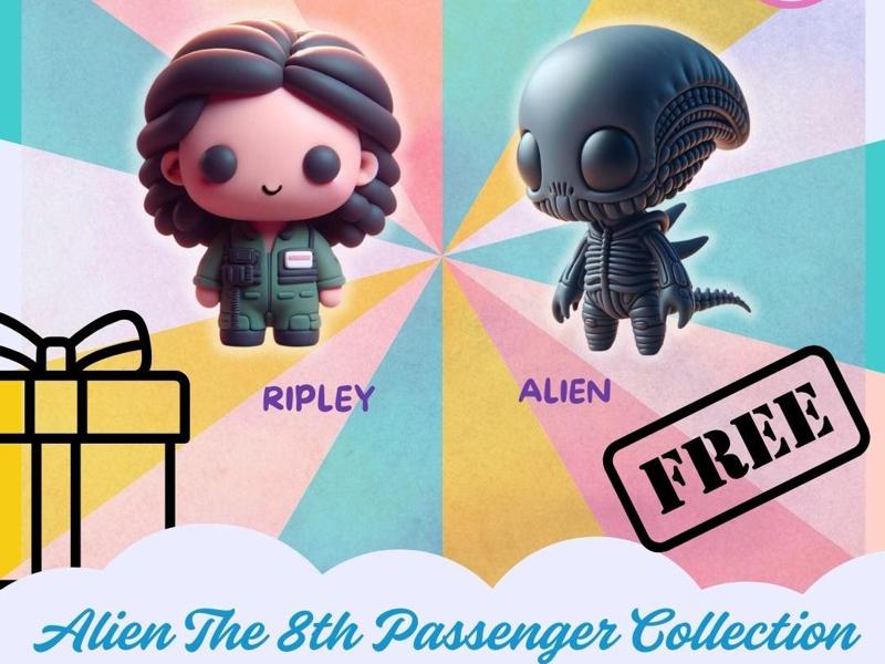 Z-Minis Alien and Ripley for free