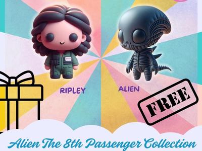 Z-Minis Alien and Ripley for free