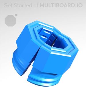 9 mm Big Thread, Push-fit Head, Shank Folded-Bolt