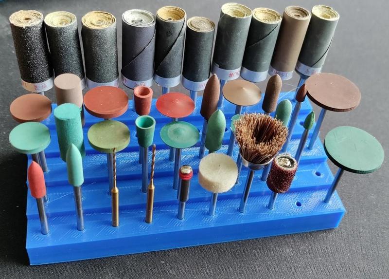 Parametric Organizer for Burrs and Drill Bits