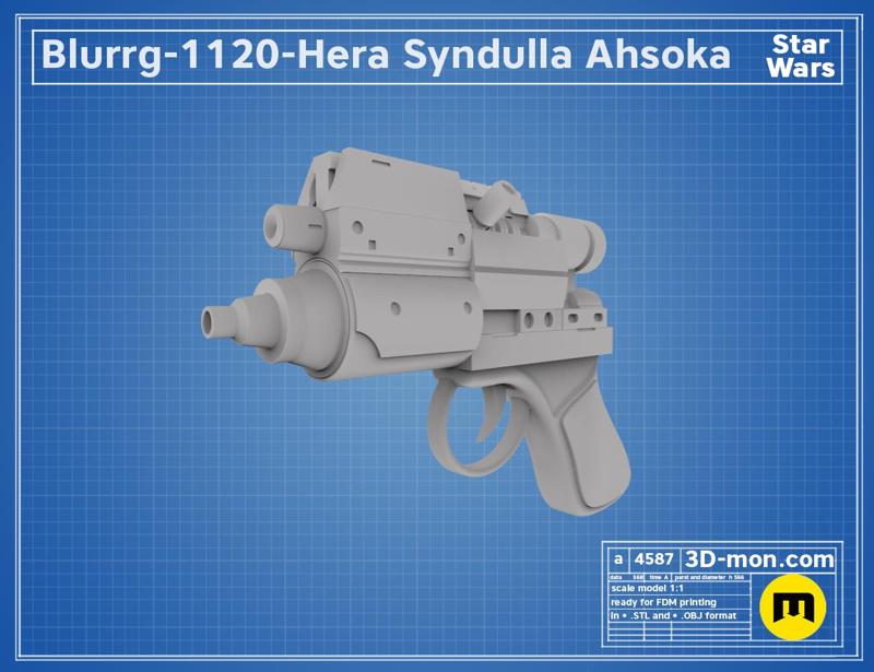 Hera Syndulla blaster - Ahsoka version