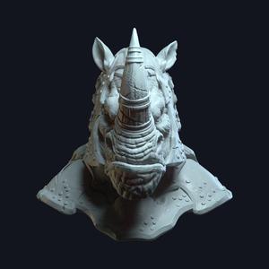 Rhinheart v5 Action Figure Head