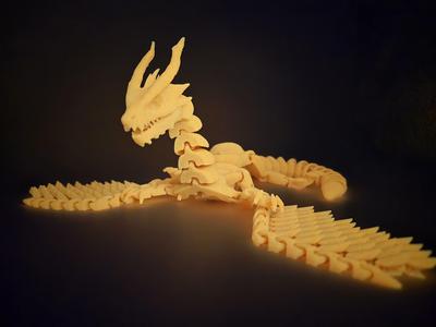 Flexi Posable Magma Dragon