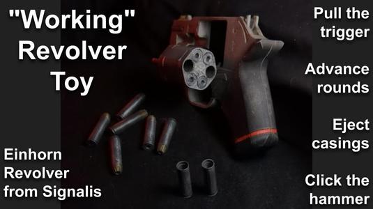"Working" Toy Revolver - Signalis Einhorn