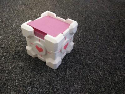 Post-It Companion Cube