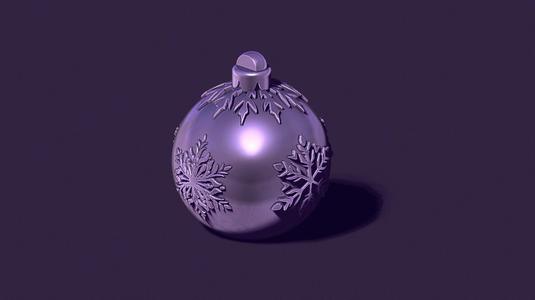 A Christmas tree ball. casting model.