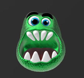 cute monster key holder