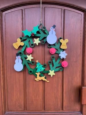 Christmas/Winter Snowman for Lego Wreath   