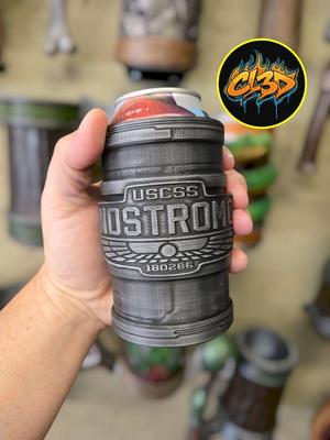 Aliens - Nostromo Logo Can Koozie