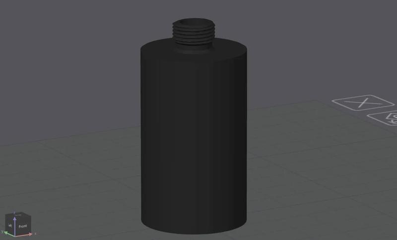 Korsar 60mm mini moderator for 5,5 or 6,35 (.22/.25)   